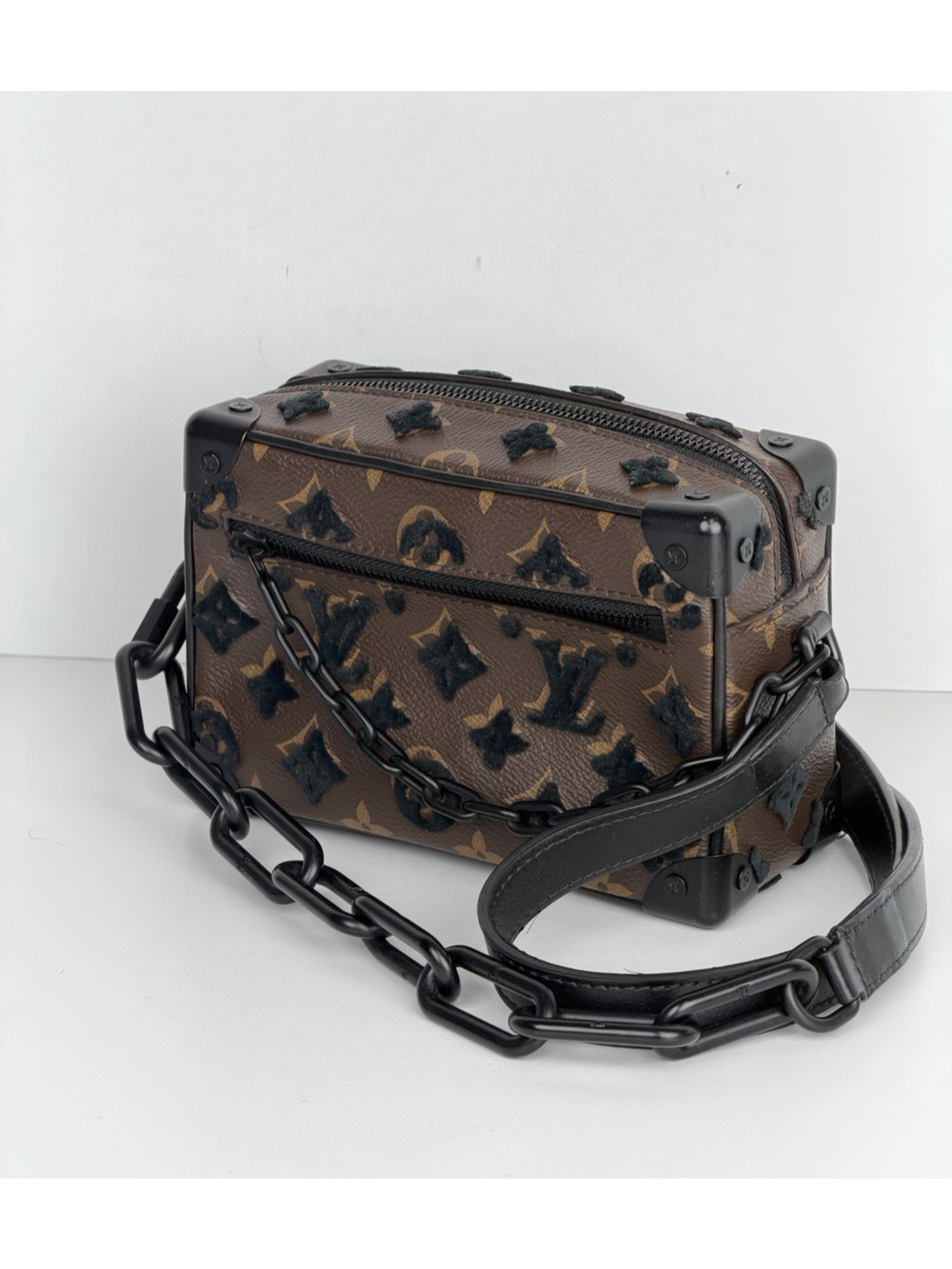 Louis Vuitton Mini Soft Trunk Bag in Brown Monogram Coated Canvas 2019 S03